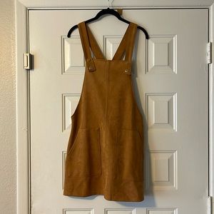 Overall style mini dress